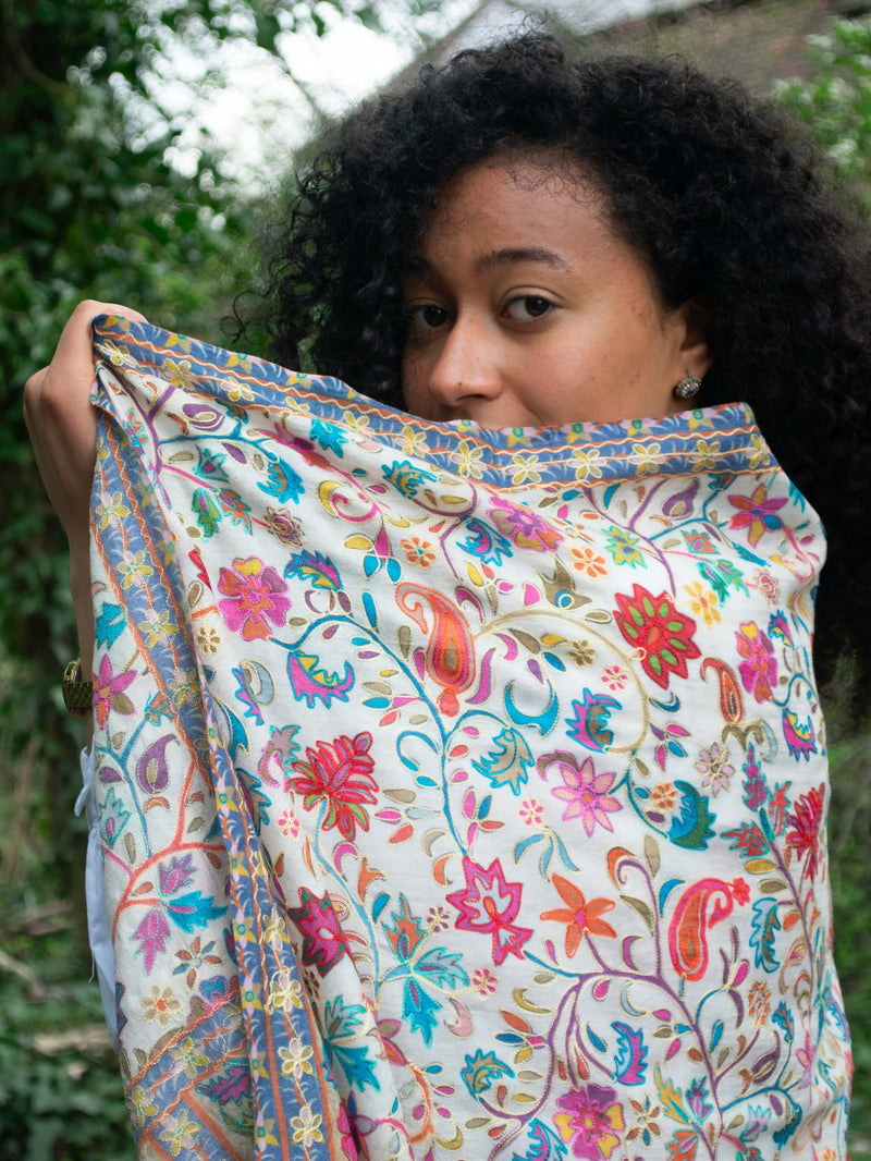 Pure wool Kalamkari stoles